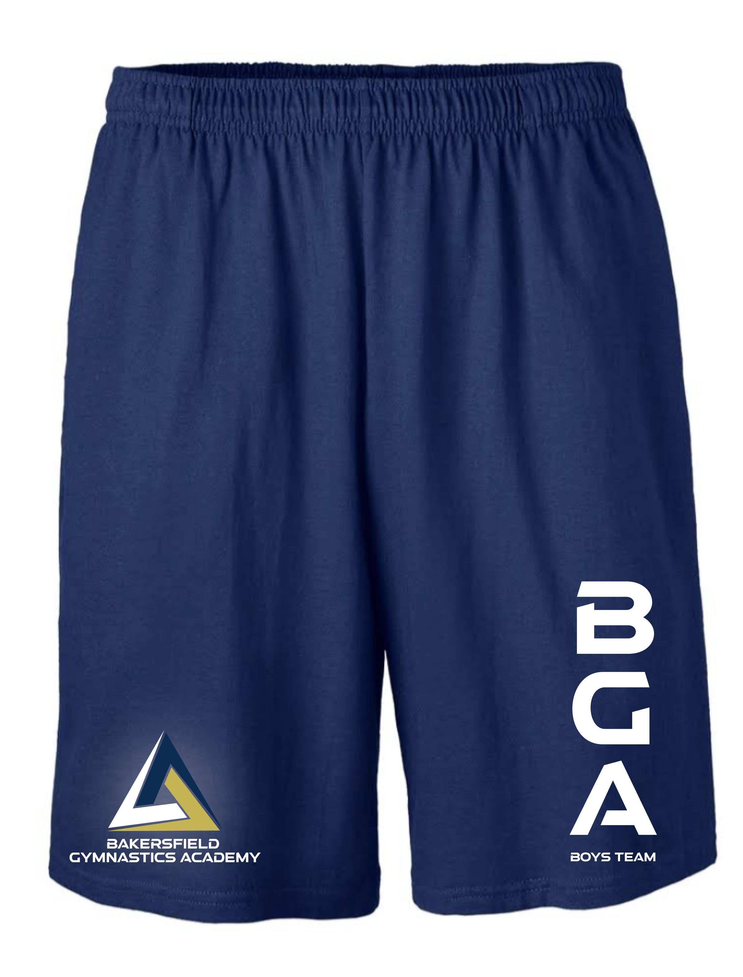 Decorated apparel — Blue Shorts